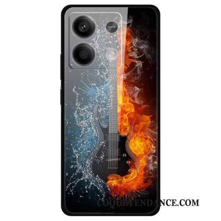 Coque Xiaomi Redmi Note 13 5G Verre Trempé Guitare de Glace et de Feu