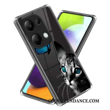 Coque Xiaomi Redmi Note 13 Pro 4G / Poco M6 Pro 4G Chat et Papillon