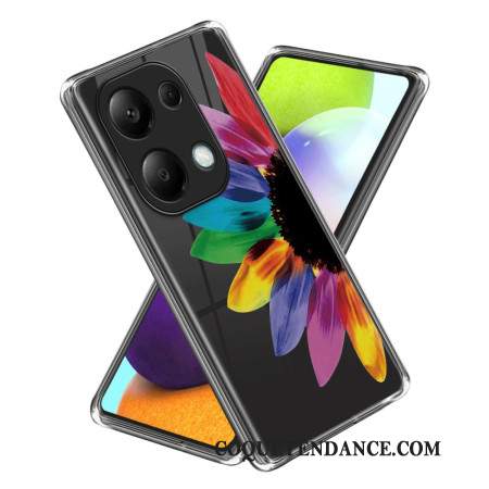 Coque Xiaomi Redmi Note 13 Pro 4G / Poco M6 Pro 4G Fleur colorée