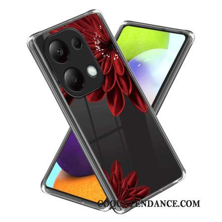 Coque Xiaomi Redmi Note 13 Pro 4G / Poco M6 Pro 4G Fleur rouge