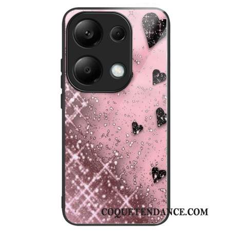 Coque Xiaomi Redmi Note 13 Pro 4G / Poco M6 Pro 4G Verre Trempé Amour Rose