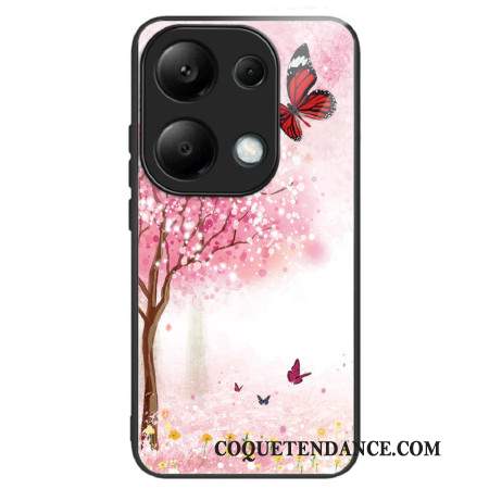 Coque Xiaomi Redmi Note 13 Pro 4G / Poco M6 Pro 4G Verre Trempé Cerisiers en Fleurs