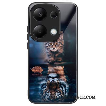 Coque Xiaomi Redmi Note 13 Pro 4G / Poco M6 Pro 4G Verre Trempé Chat et Tigre