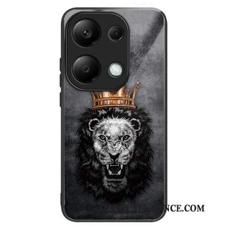 Coque Xiaomi Redmi Note 13 Pro 4G / Poco M6 Pro 4G Verre Trempé Lion Couronné