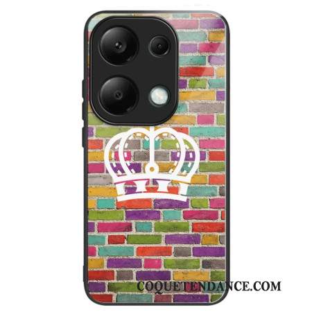 Coque Xiaomi Redmi Note 13 Pro 4G / Poco M6 Pro 4G Verre Trempé Mur Coloré