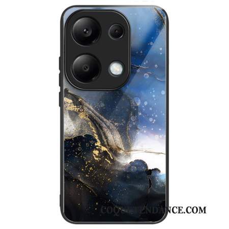 Coque Xiaomi Redmi Note 13 Pro 4G / Poco M6 Pro 4G Verre Trempé Noir Bleu Doré