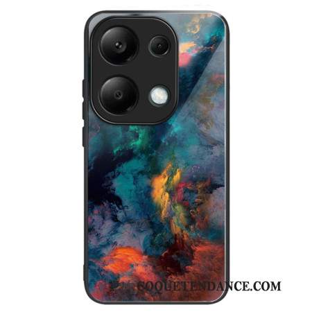 Coque Xiaomi Redmi Note 13 Pro 4G / Poco M6 Pro 4G Verre Trempé Nuages Colorés