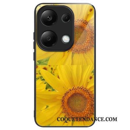 Coque Xiaomi Redmi Note 13 Pro 4G / Poco M6 Pro 4G Verre Trempé Tournesols