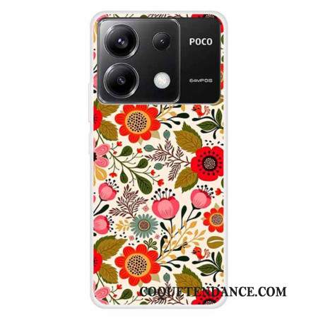 Coque Xiaomi Redmi Note 13 Pro 5G / Poco X6 5G Fleurs Colorées