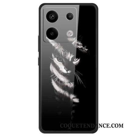 Coque Xiaomi Redmi Note 13 Pro 5G / Poco X6 5G Verre Trempé Chat d'Ombre