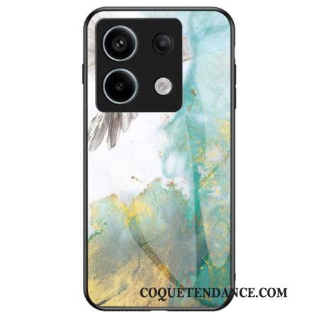 Coque Xiaomi Redmi Note 13 Pro 5G / Poco X6 5G Verre Trempé Marbre et Colombe Volante