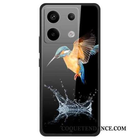 Coque Xiaomi Redmi Note 13 Pro 5G / Poco X6 5G Verre Trempé Oiseau Couronné