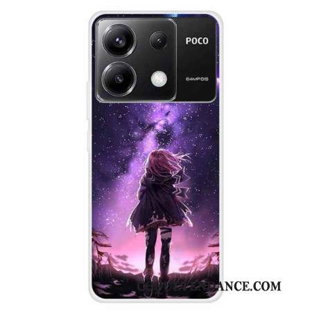 Coque Xiaomi Redmi Note 13 Pro 5G / Poco X6 5G Étoiles et Fille