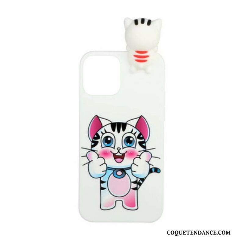 Coque iPhone 13 Mini 3D Chat Fun