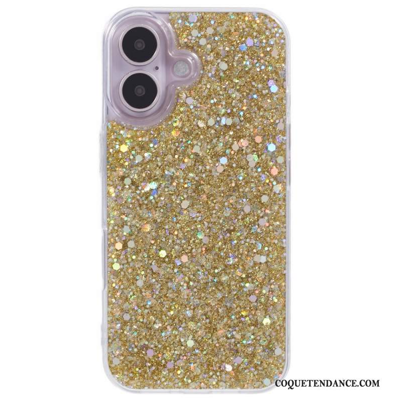 Coque iPhone 16 Paillettes