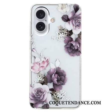 Coque iPhone 16 Pivoines