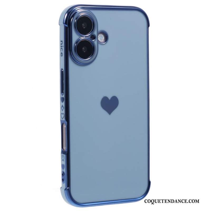 Coque iPhone 16 Plus Cœur