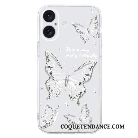 Coque iPhone 16 Plus Papillons