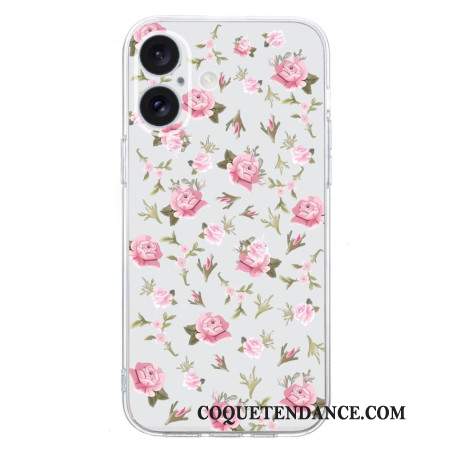 Coque iPhone 16 Plus Petites Fleurs Roses