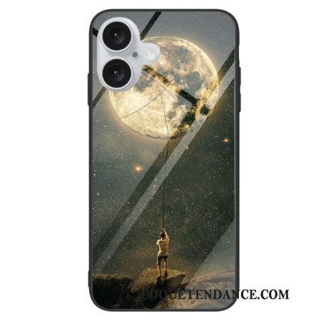 Coque iPhone 16 Plus Verre Trempé Lune