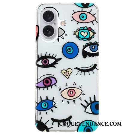 Coque iPhone 16 Plus Yeux