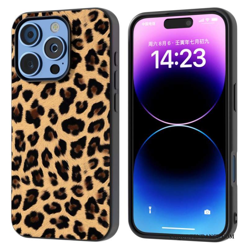 Coque iPhone 16 Pro Léopard ABEEL