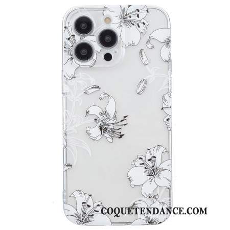 Coque iPhone 16 Pro Max Fleurs Blanches