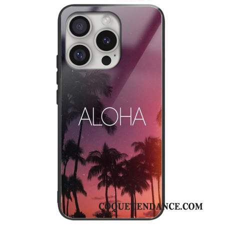 Coque iPhone 16 Pro Max Verre Trempé ALOHA