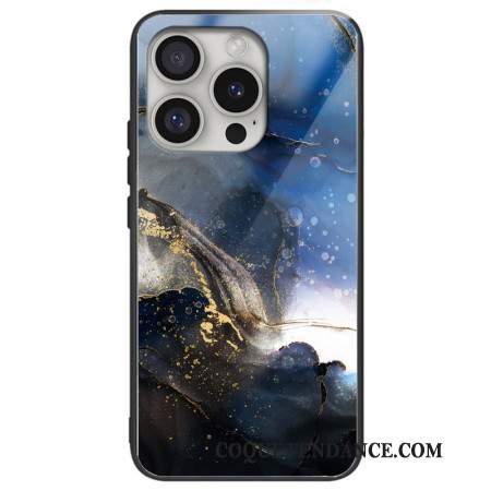 Coque iPhone 16 Pro Max Verre Trempé Aigle Noir Bleu