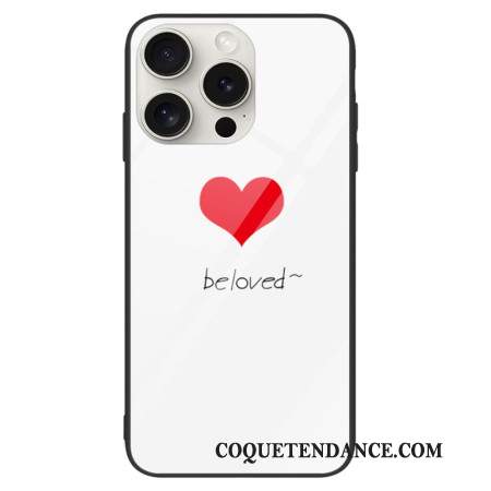 Coque iPhone 16 Pro Max Verre Trempé Beloved