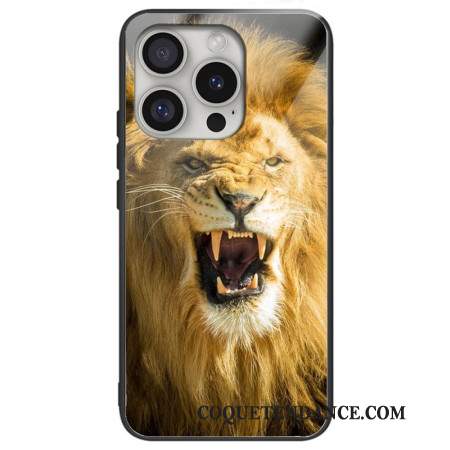 Coque iPhone 16 Pro Max Verre Trempé Lion