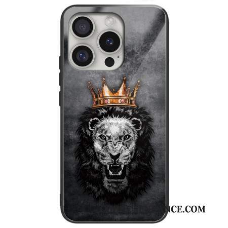 Coque iPhone 16 Pro Max Verre Trempé Lion Couronné