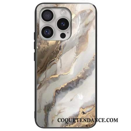 Coque iPhone 16 Pro Max Verre Trempé Marbre Alchimique