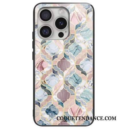 Coque iPhone 16 Pro Max Verre Trempé Motif Imprimé