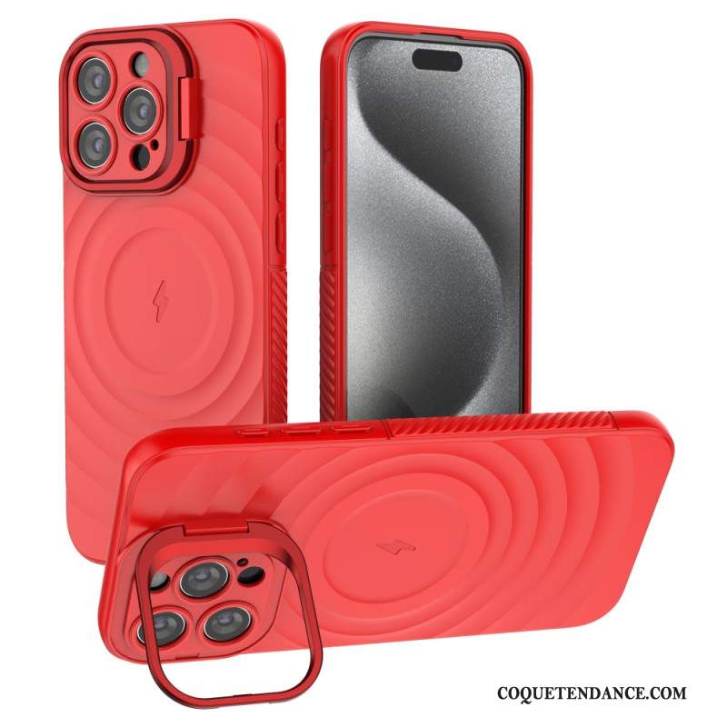 Coque iPhone 16 Pro Texture Ondulée Magnétique