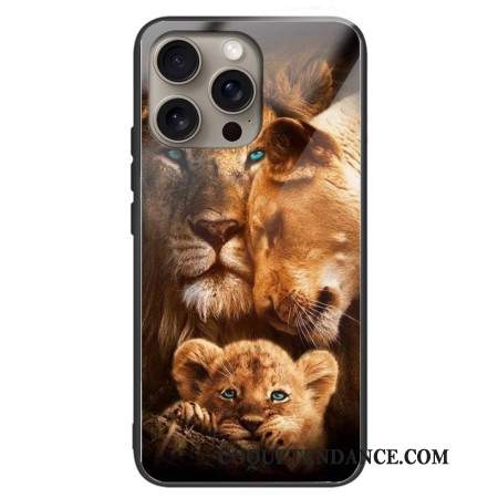 Coque iPhone 16 Pro Verre Trempé Lions