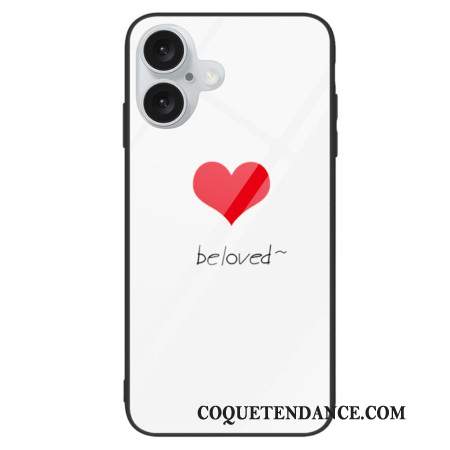 Coque iPhone 16 Verre Trempé Beloved