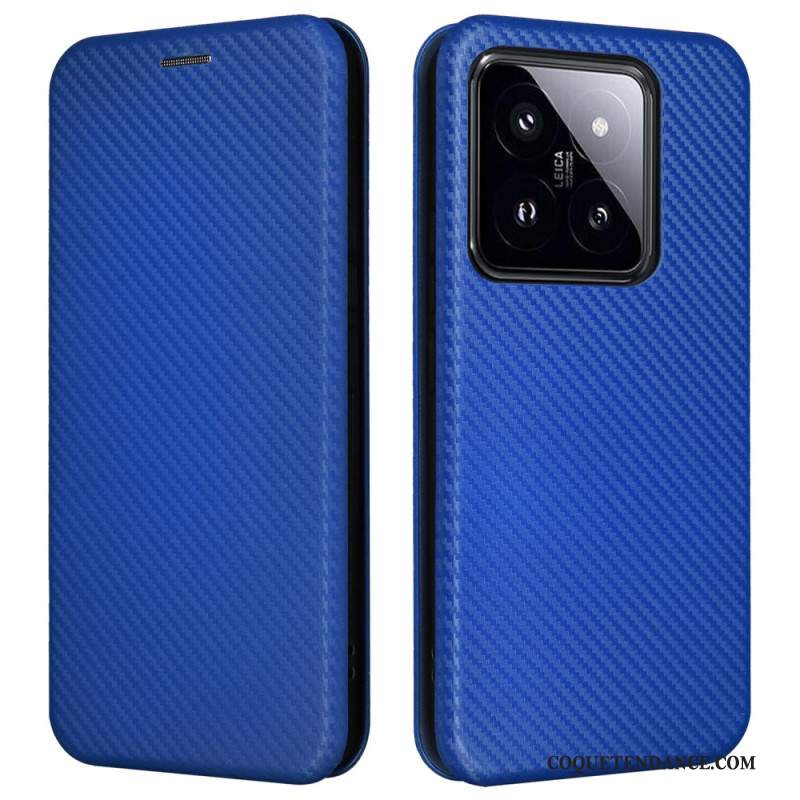 Flip Cover Xiaomi 14 Pro Fibre Carbone