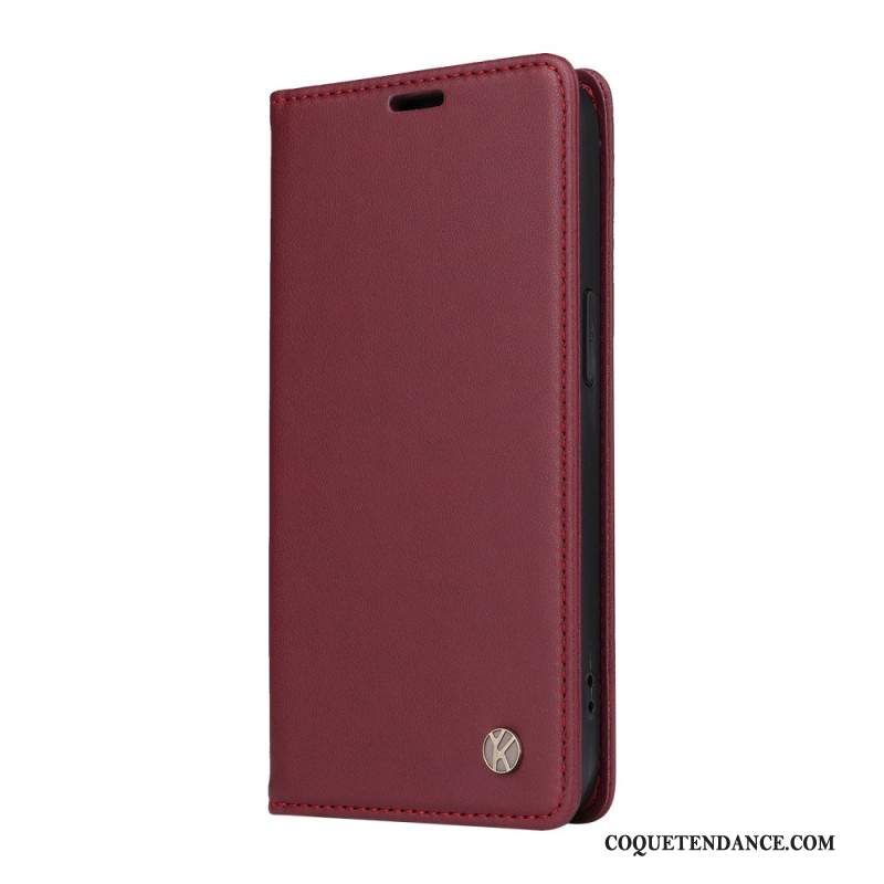 Flip Cover Xiaomi Redmi Note 13 4G Simili CuirYIKATU