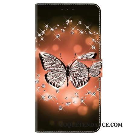 Housse Samsung Galaxy A15 Papillon de Cristal