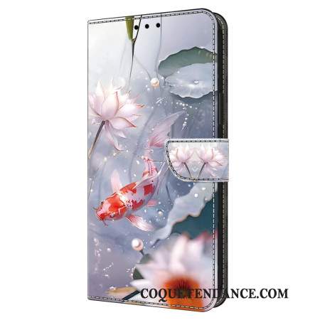 Housse Samsung Galaxy A16 4G / 5G Fleurs et Poisson