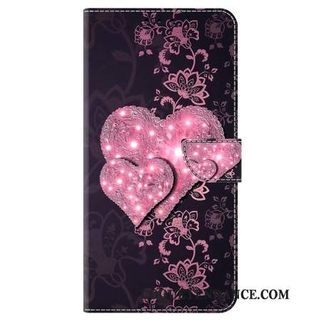 Housse Samsung Galaxy A55 5G Coeurs de Dentelle