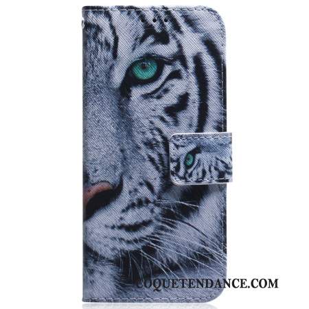 Housse Samsung Galaxy A55 5G Tigre Blanc