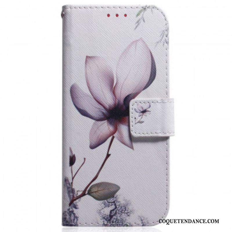 Housse Samsung Galaxy M53 5G Fleur Rose