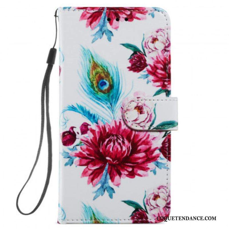 Housse Samsung Galaxy S22 5G Fleurs Intenses