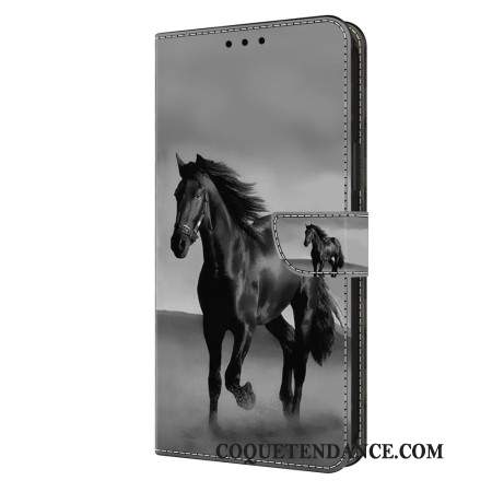 Housse Samsung Galaxy S24 5G Cheval Noir