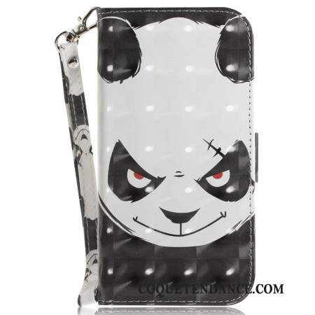 Housse Samsung Galaxy S24 FE Angry Panda à Lanière