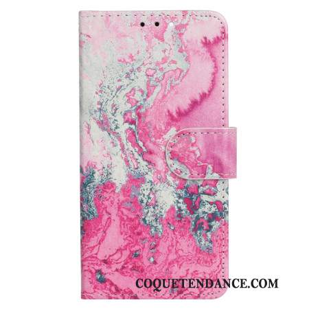 Housse Samsung Galaxy S24 FE Marbre Rose d'Eau de Mer