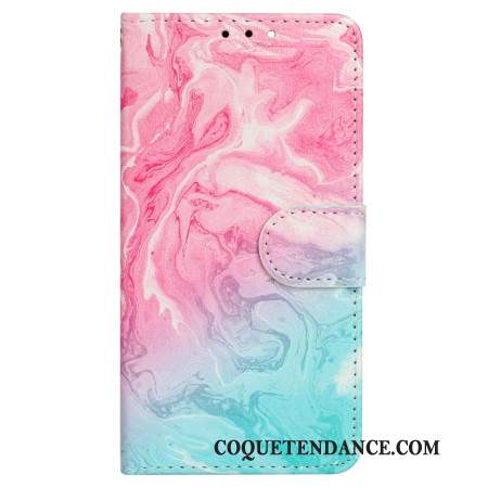 Housse Samsung Galaxy S24 FE Marbre Rose et Vert