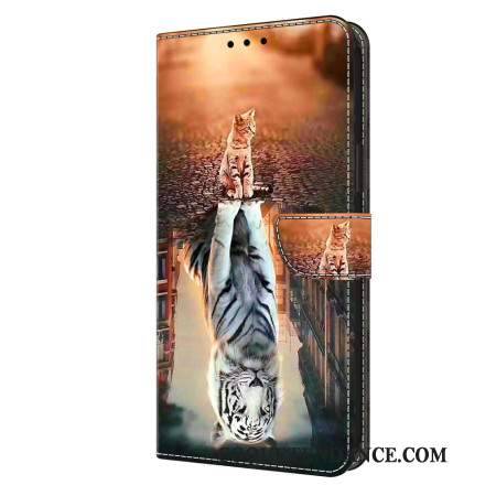 Housse Xiaomi Redmi Note 13 5G avec motif 3D Rêve de Chaton